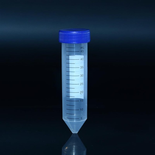 50ml Conical Bottom PP Centrifuge Tubes with Screw Flat Cap